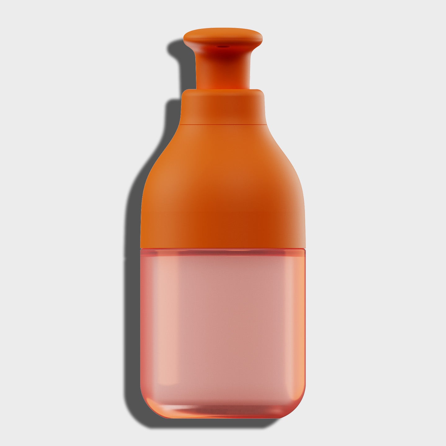Orange Body Wash Bottle