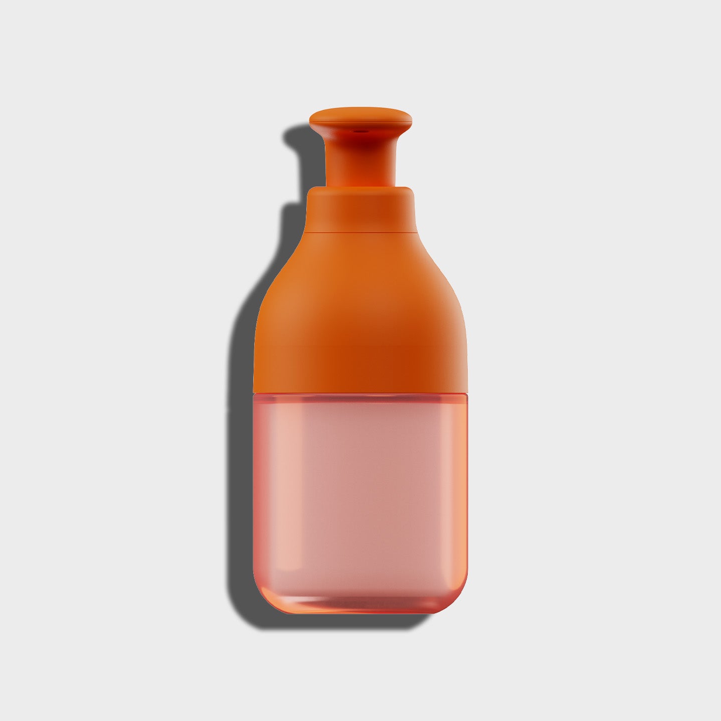 Orange Body Wash Bottle
