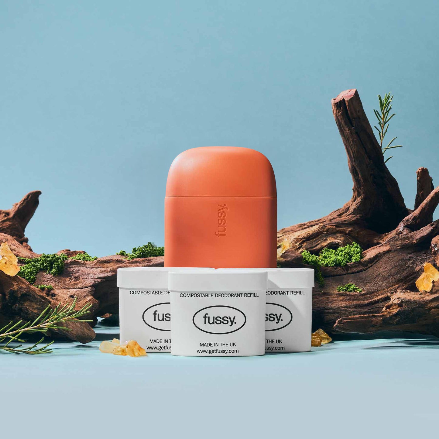 Hinoki Wood Scent Pack with Burnt Orange Case