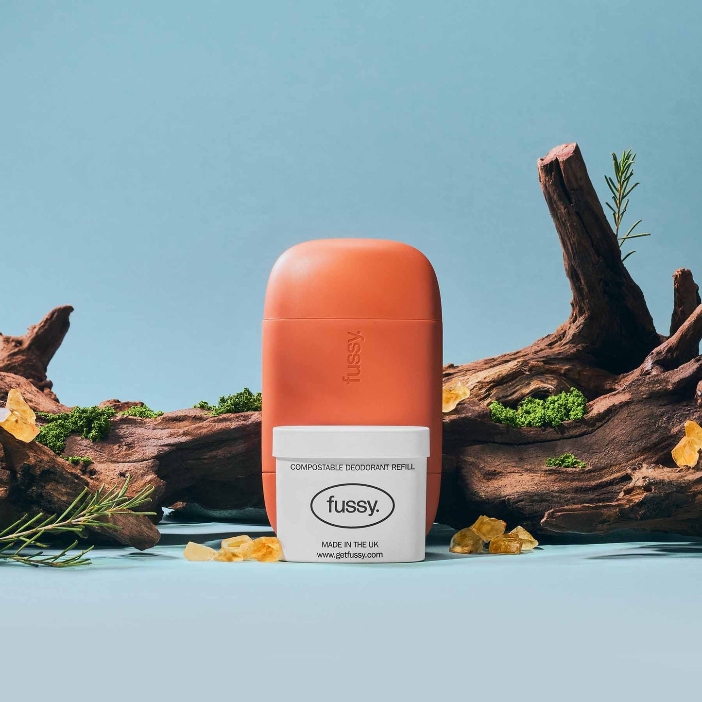 Hinoki Wood Starter Pack with Burnt Orange Case