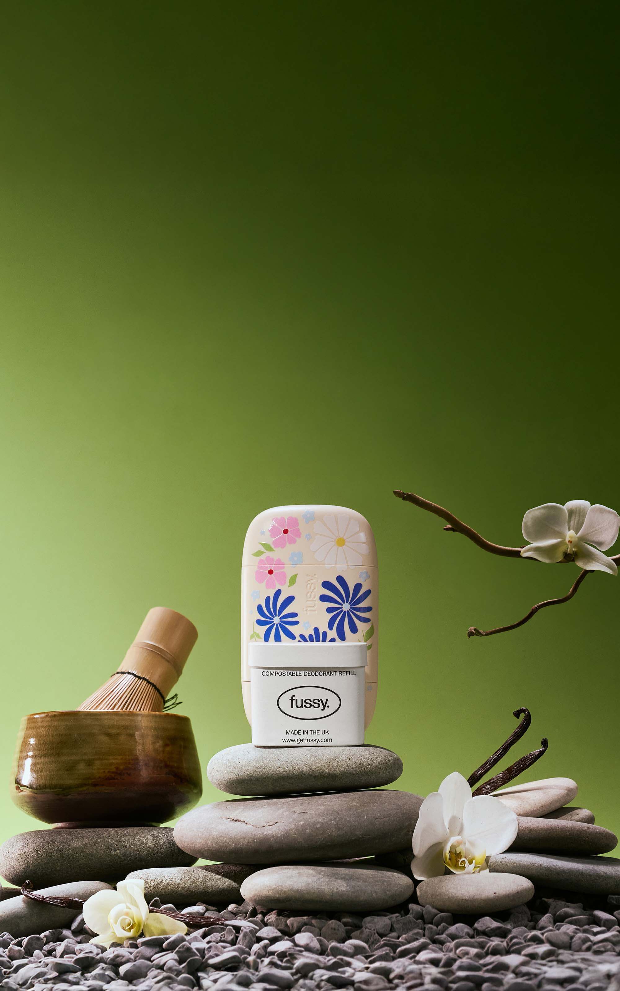 Vanilla Matcha - Fussy - Refillable Natural Deodorant